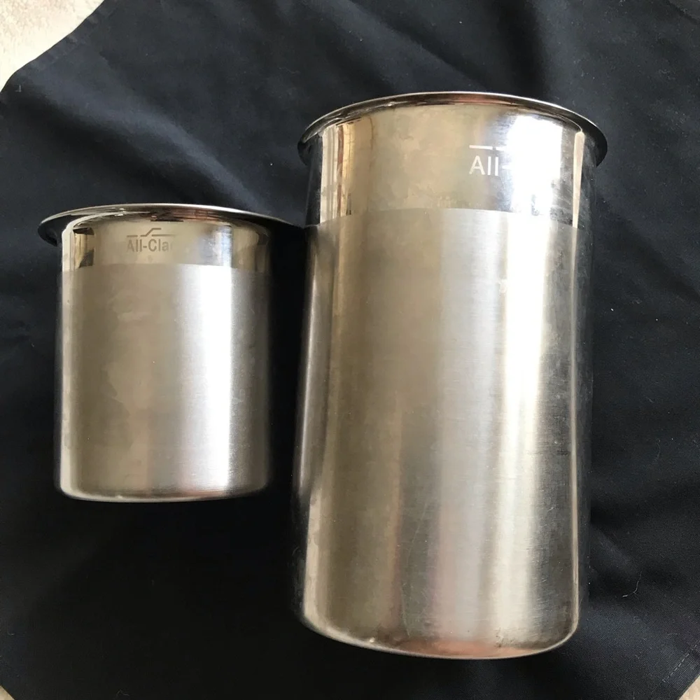 All-Clad Stainless Steel Utensil Canisters Set - Silver